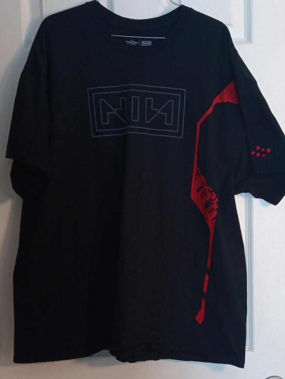 Nine Inch Nails Tron Black & Red Graphic Tee by Hot Topic